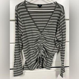 Green Stripped Longsleve